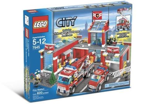 LEGO | 7945 City Hoofdkwartier Brandweer | Speelgoed