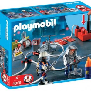 playmobil brandweermannen met pomp - 4825